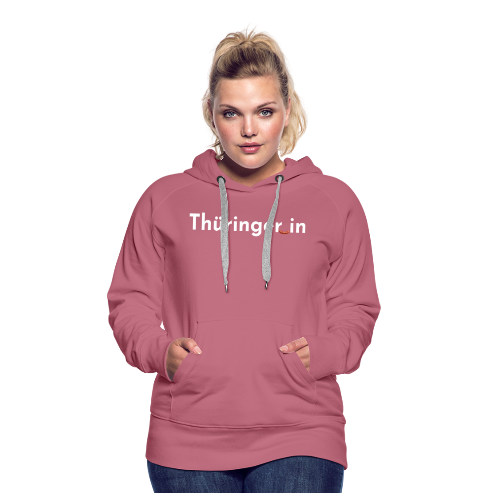 Thüringer_in "Frauen" Hoodie - Malve