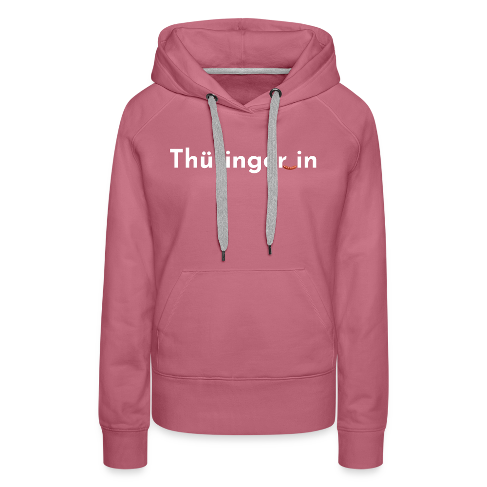 Thüringer_in "Frauen" Hoodie - Malve