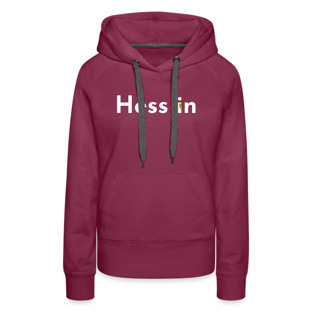 Hess:in "Frauen" Hoodie - Bordeaux