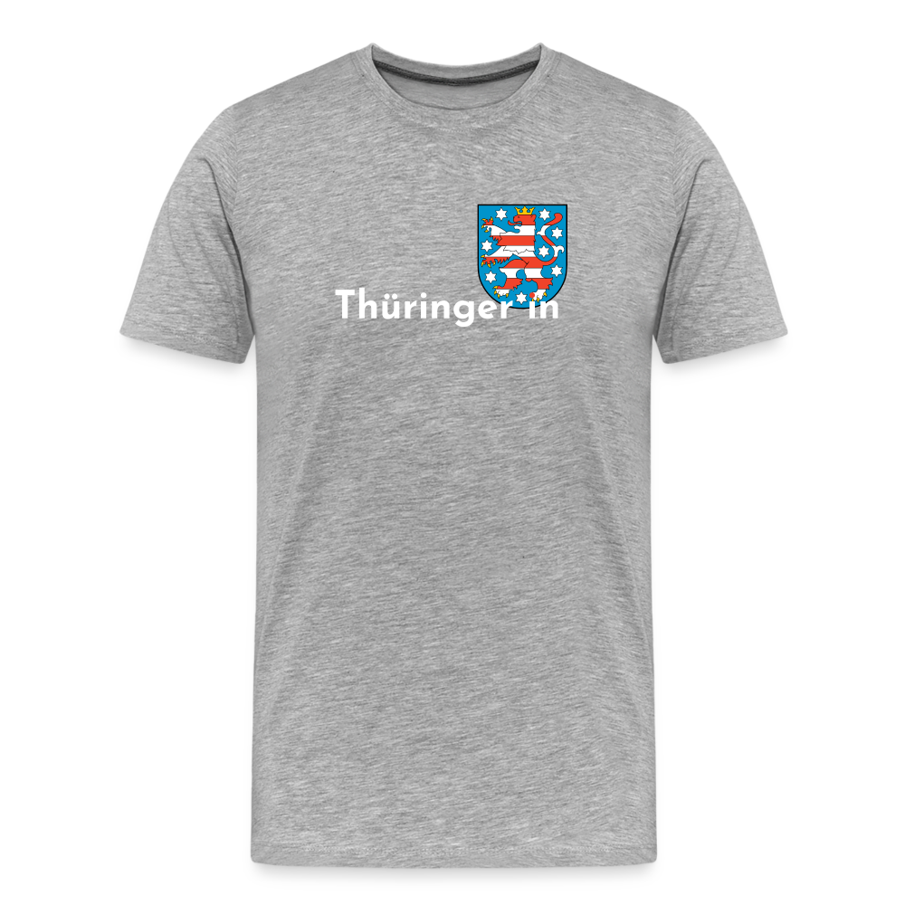 Thüringer*in "Männer" T-Shirt - Grau meliert