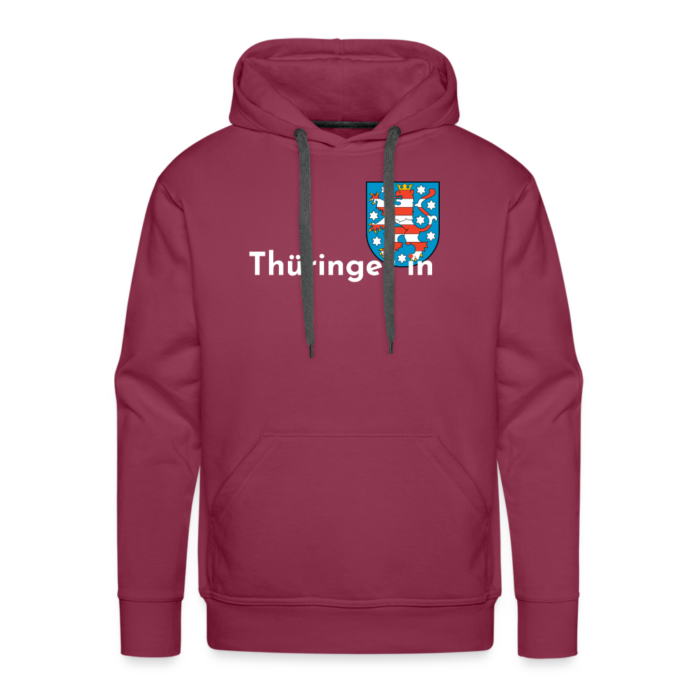 Thüringer*in "Männer" Hoodie - Bordeaux