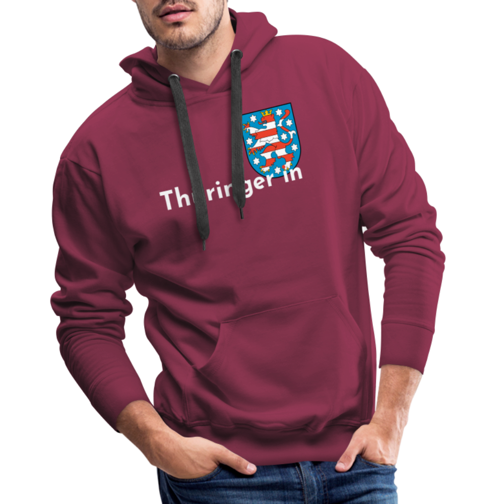 Thüringer*in "Männer" Hoodie - Bordeaux