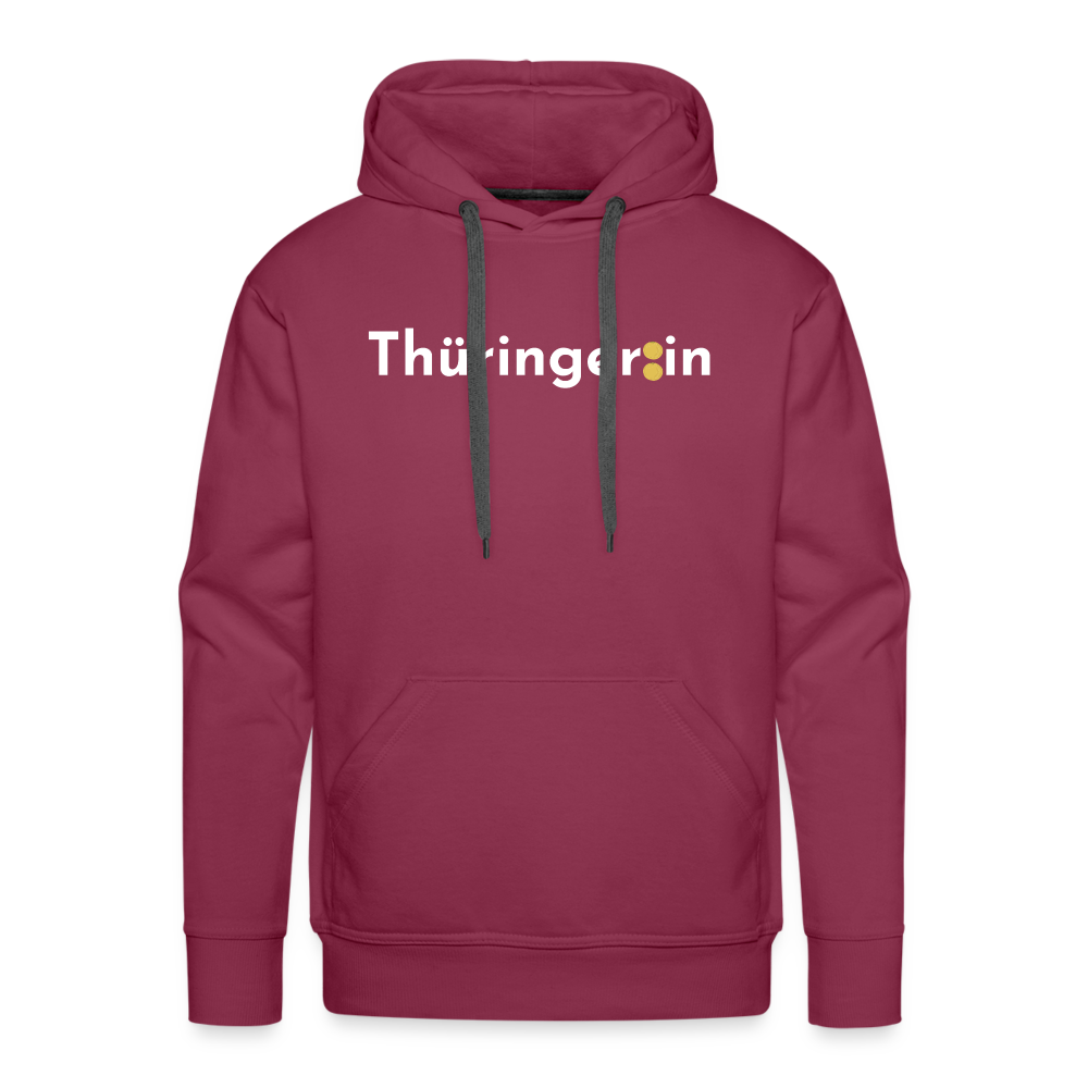 Thüringer:in "Männer" Hoodie - Bordeaux