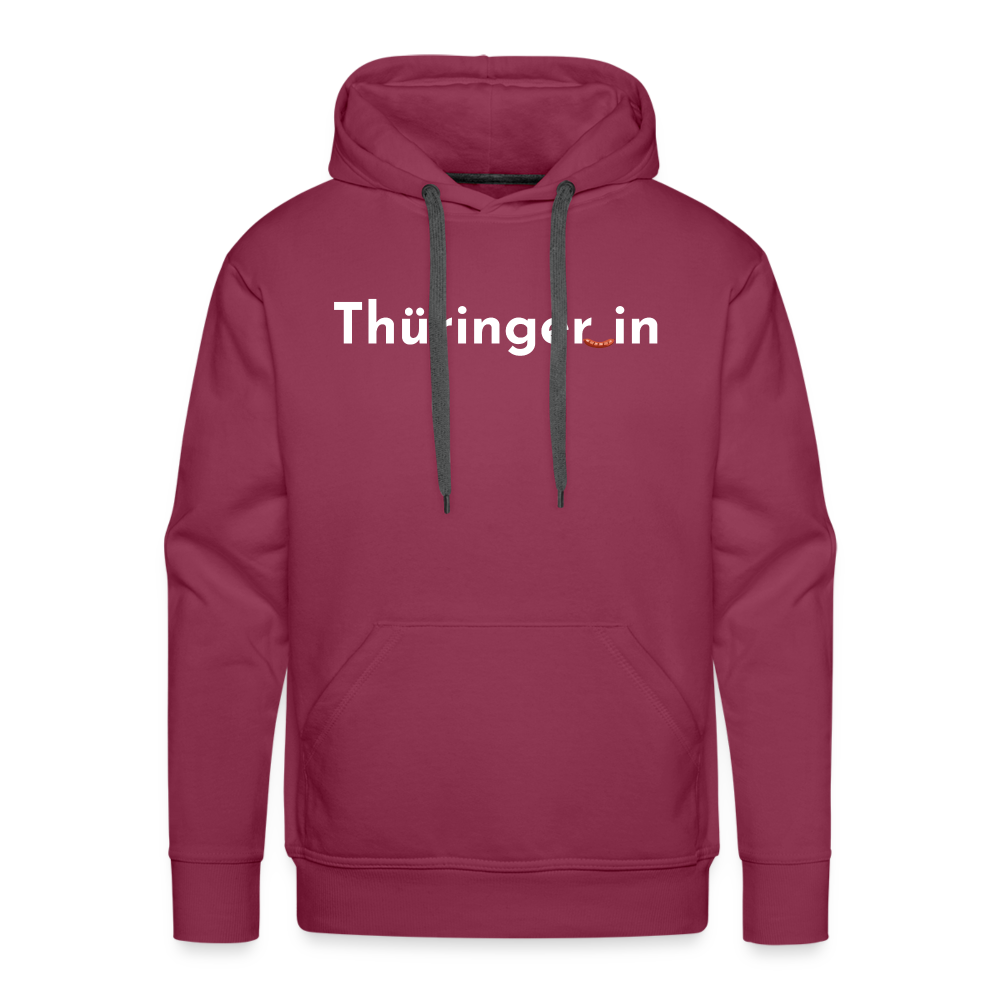 Thüringer_in "Männer" Hoodie - Bordeaux