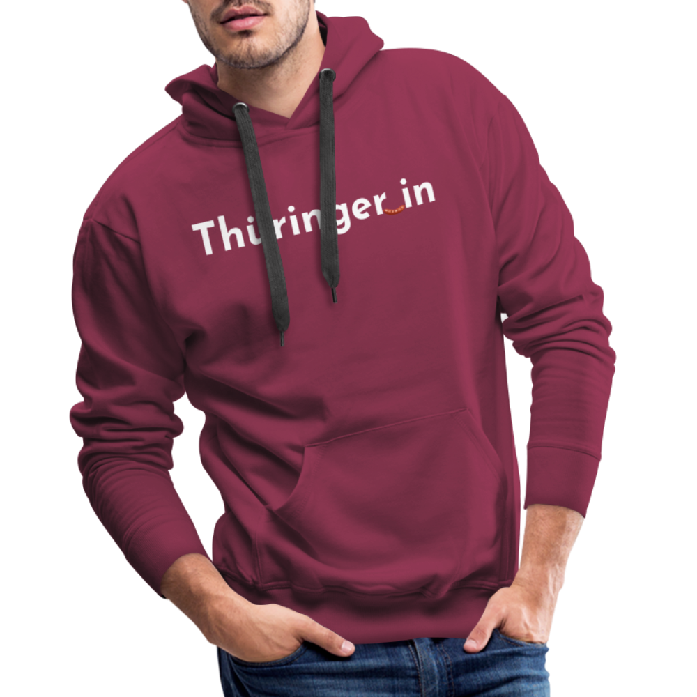 Thüringer_in "Männer" Hoodie - Bordeaux