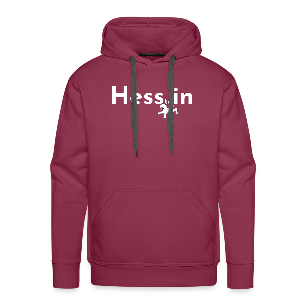 Hess_in "Männer" Hoodie - Bordeaux