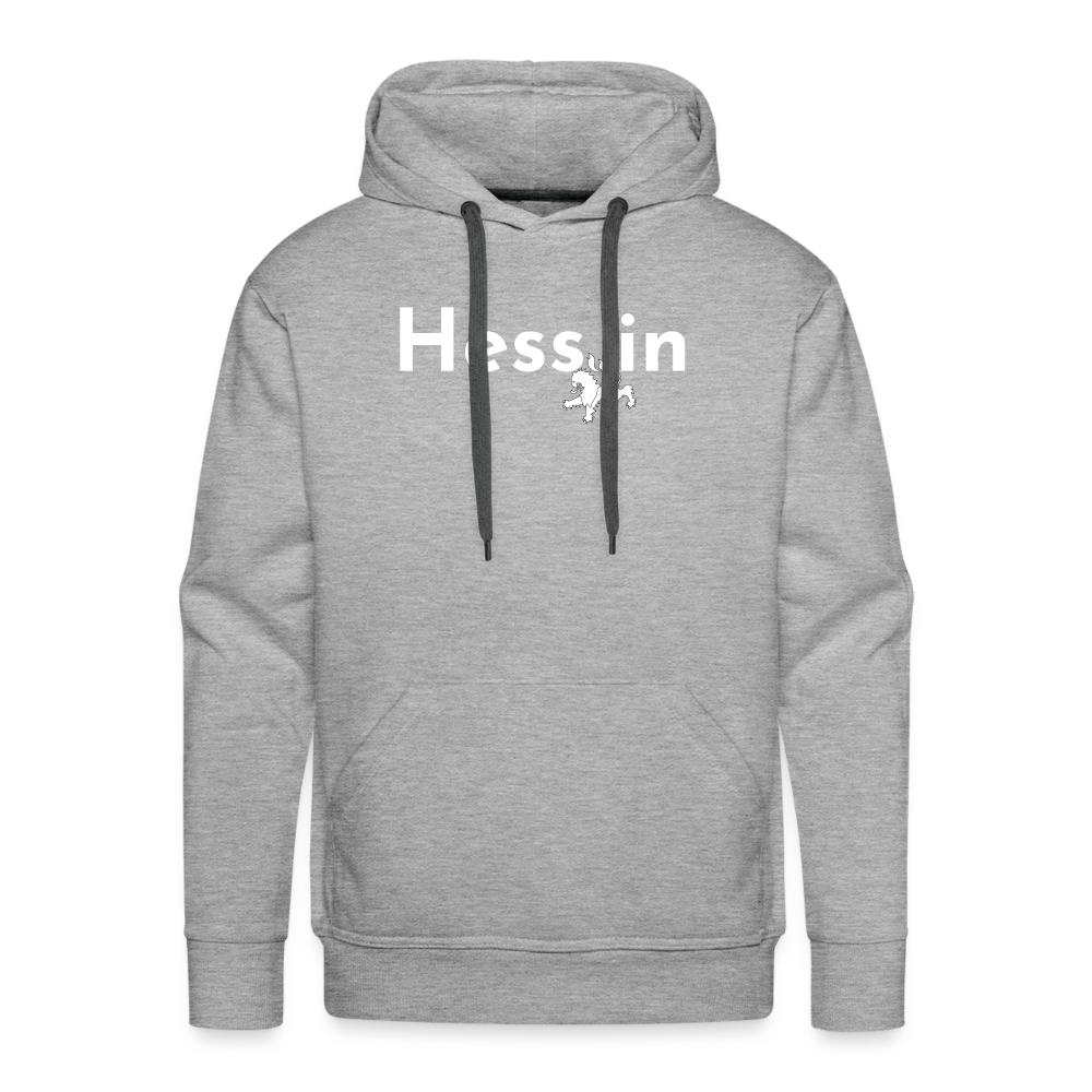 Hess_in "Männer" Hoodie - Grau meliert