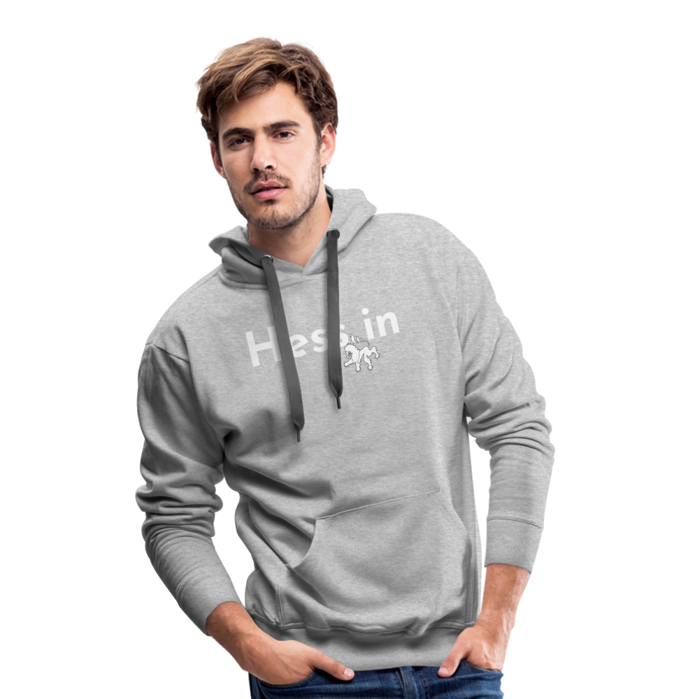 Hess_in "Männer" Hoodie - Grau meliert