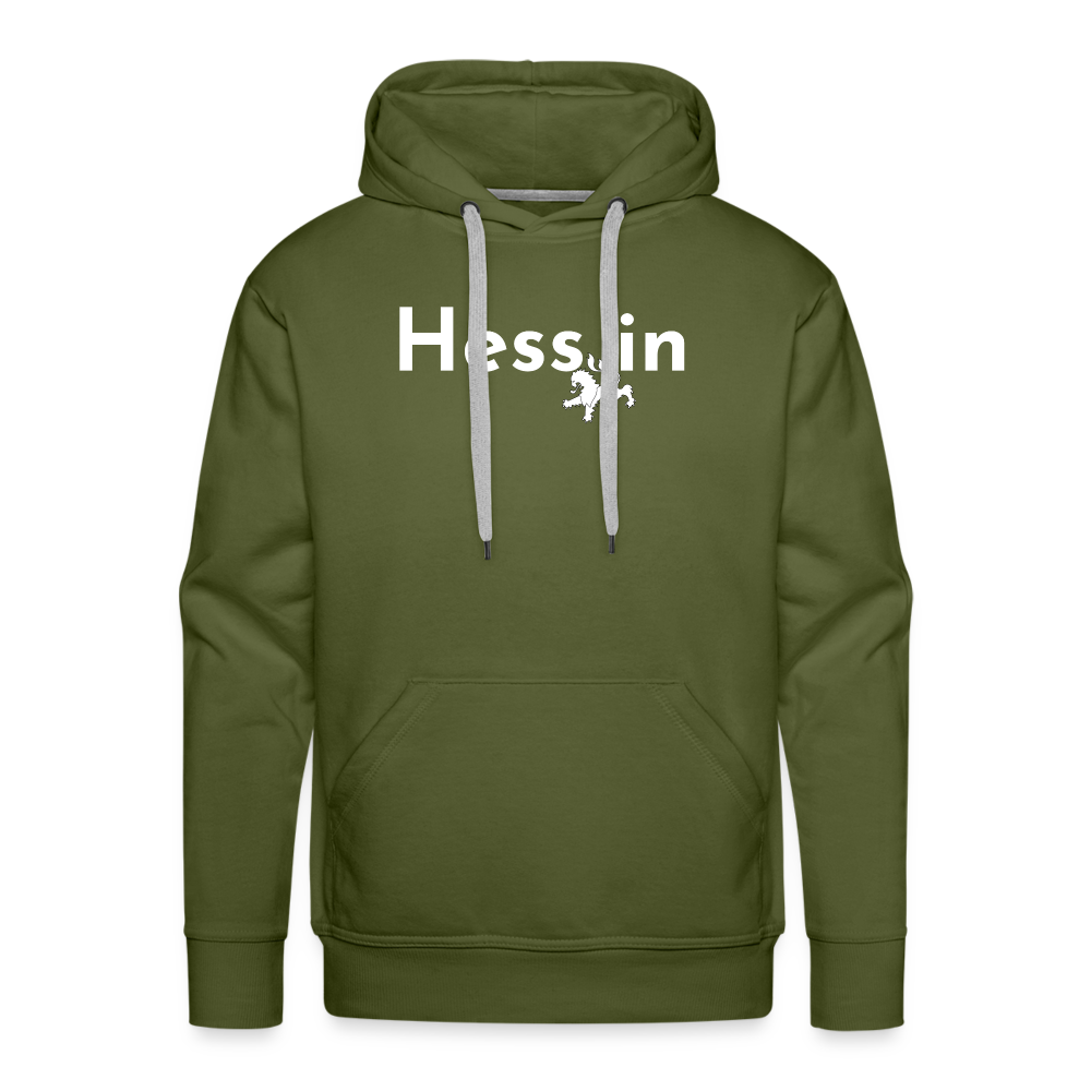 Hess_in "Männer" Hoodie - Olivgrün