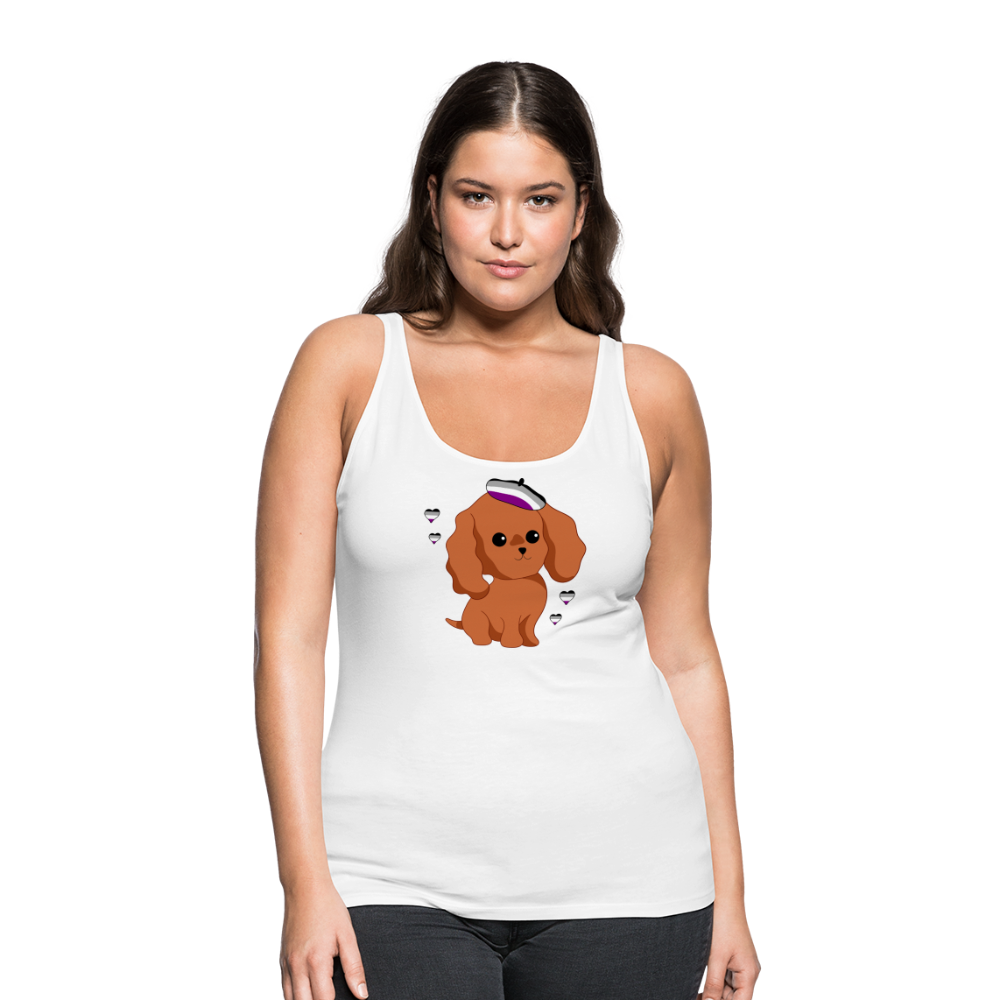 Cute Asexual Dog "Frauen" Tank Top - Weiß