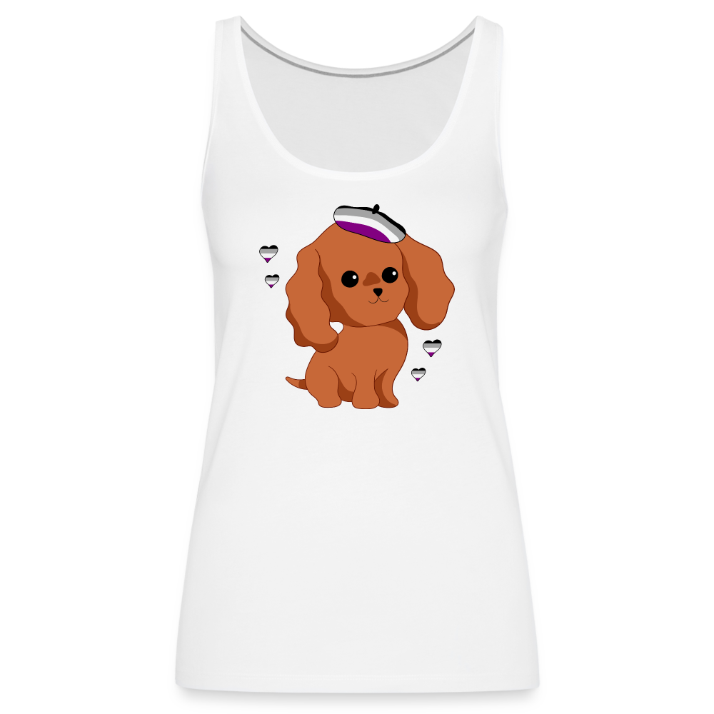 Cute Asexual Dog "Frauen" Tank Top - Weiß