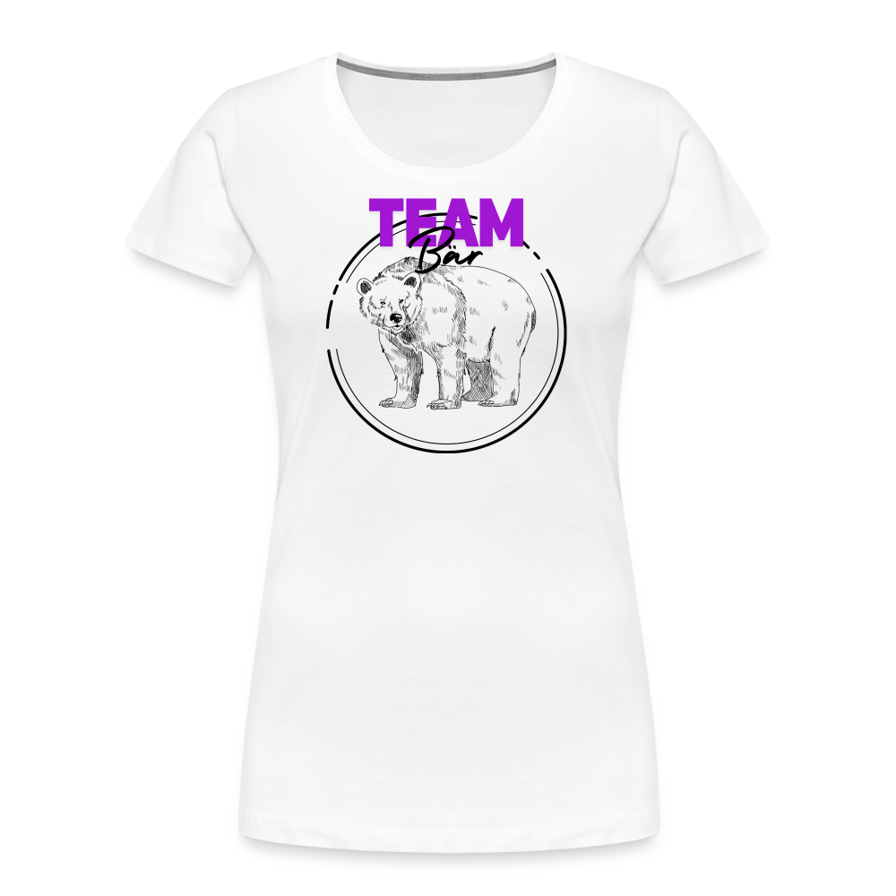 Team Bär "Frauen" T-Shirt - Weiß