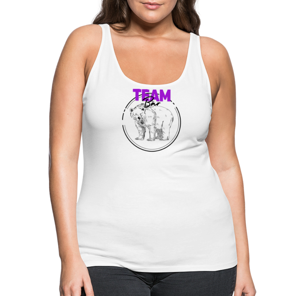 Team Bär "Frauen" Tank Top - Weiß