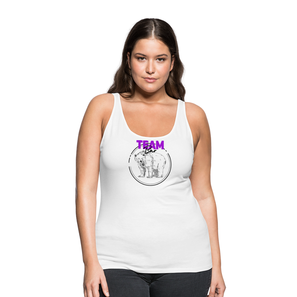 Team Bär "Frauen" Tank Top - Weiß