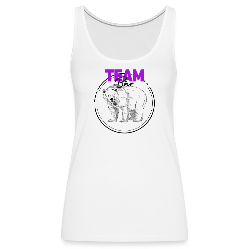 Team Bär "Frauen" Tank Top - Weiß