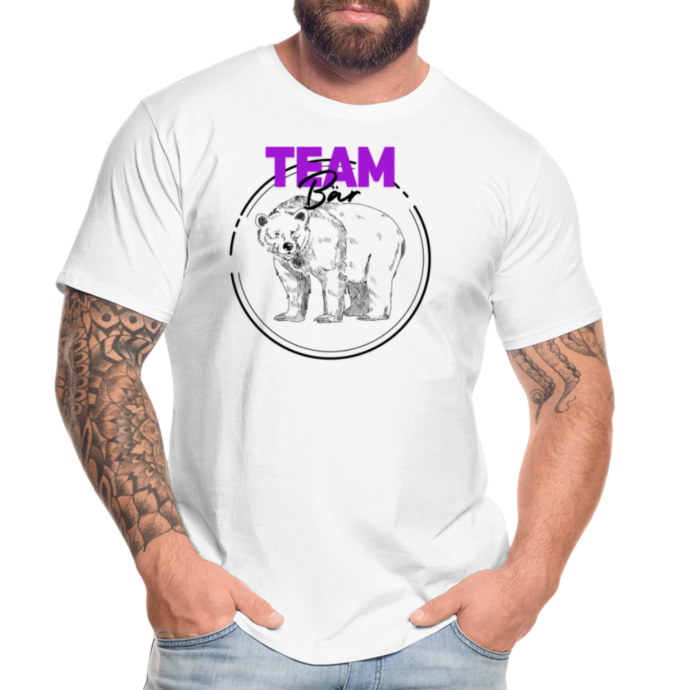 Team Bär "Männer" T-Shirt - Weiß