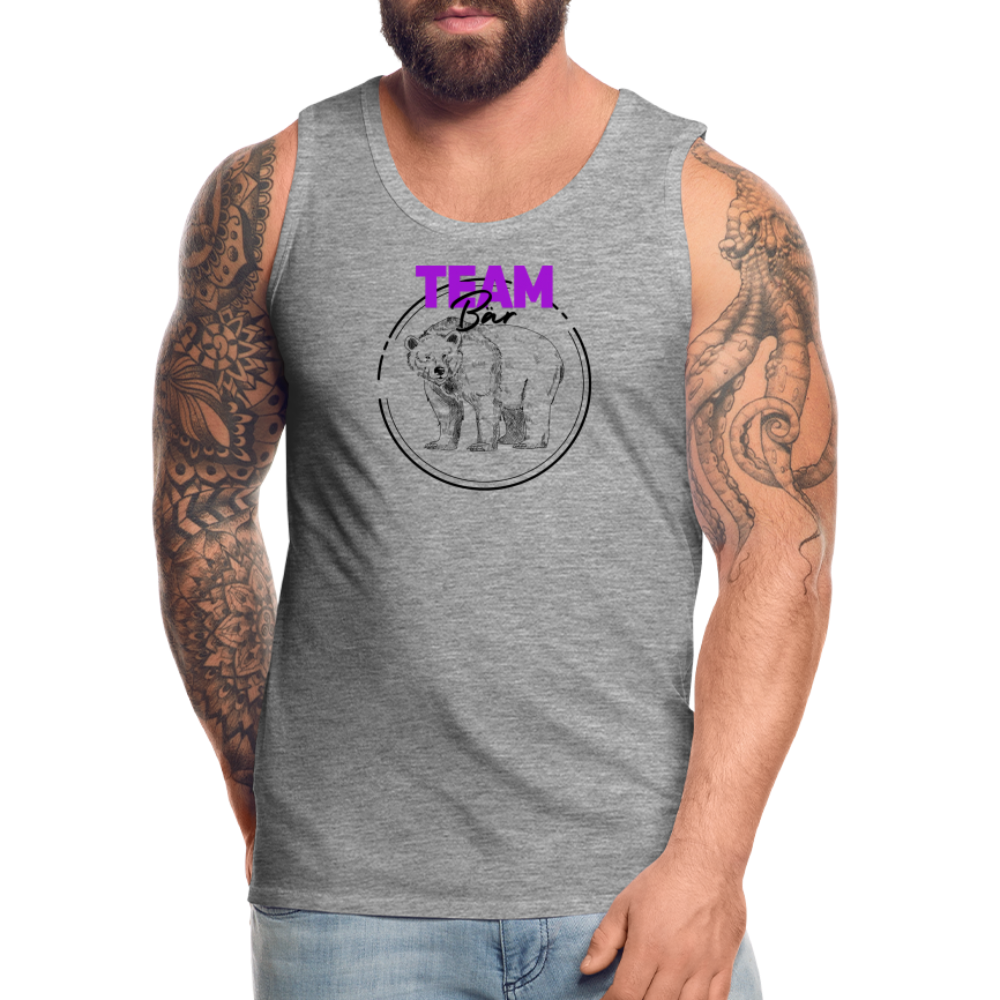 Team Bär "Männer" Tank Top - Grau meliert