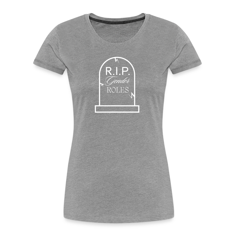 RIP Gender Roles "Frauen" T-Shirt - Grau meliert