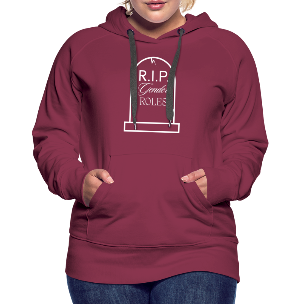 RIP Gender Roles "Frauen" Hoodie - Bordeaux