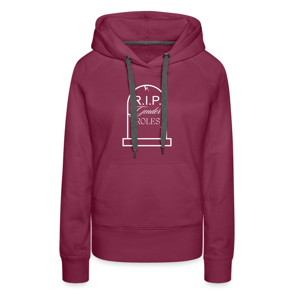 RIP Gender Roles "Frauen" Hoodie - Bordeaux