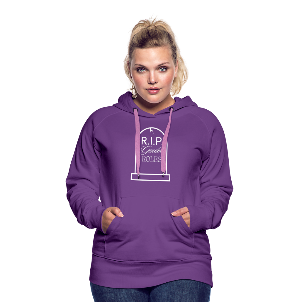 RIP Gender Roles "Frauen" Hoodie - Purple