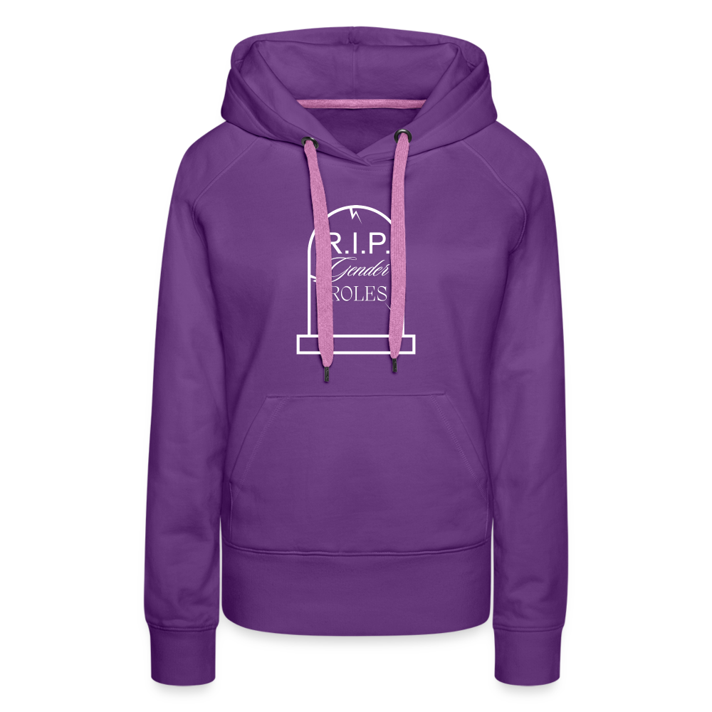 RIP Gender Roles "Frauen" Hoodie - Purple