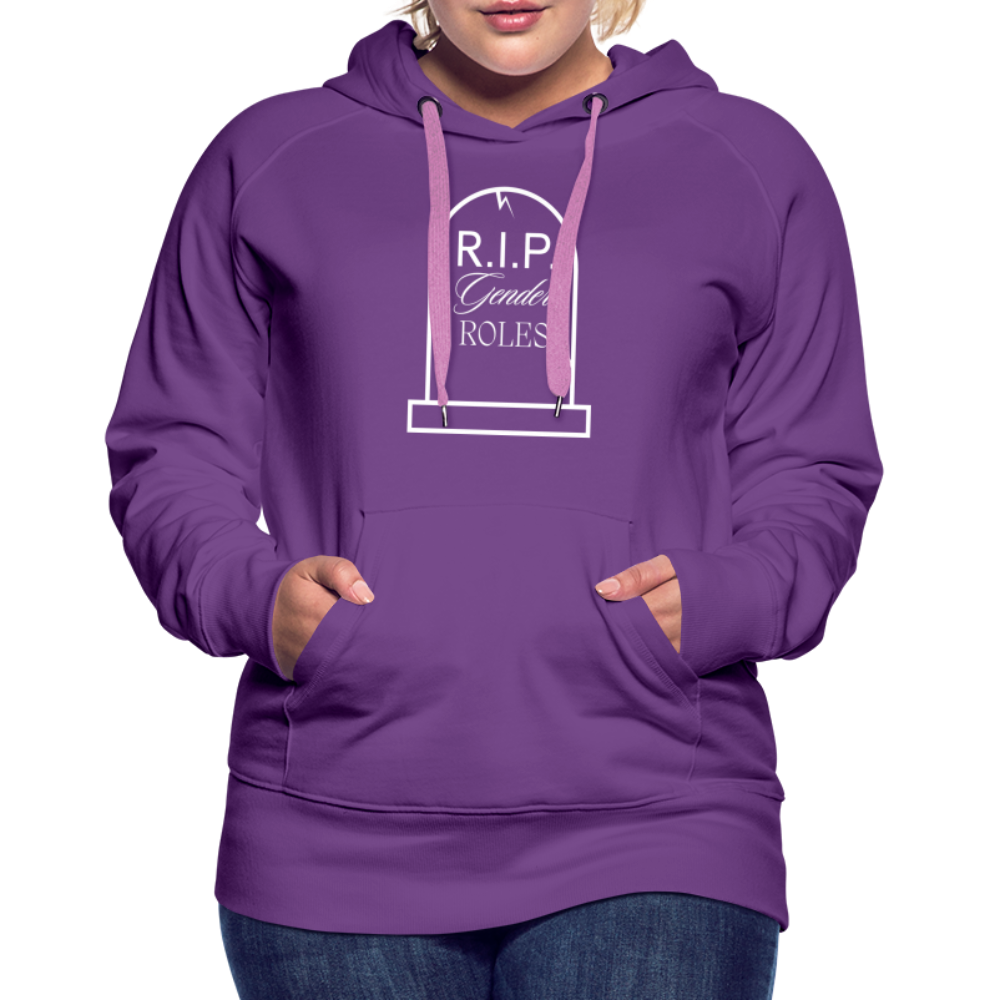 RIP Gender Roles "Frauen" Hoodie - Purple