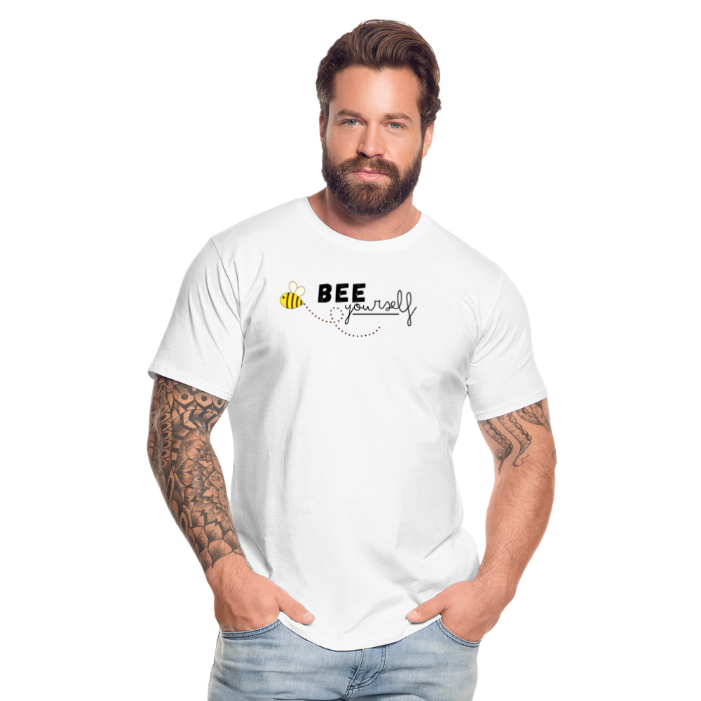 Bee yourself "Männer" T-Shirt - Weiß