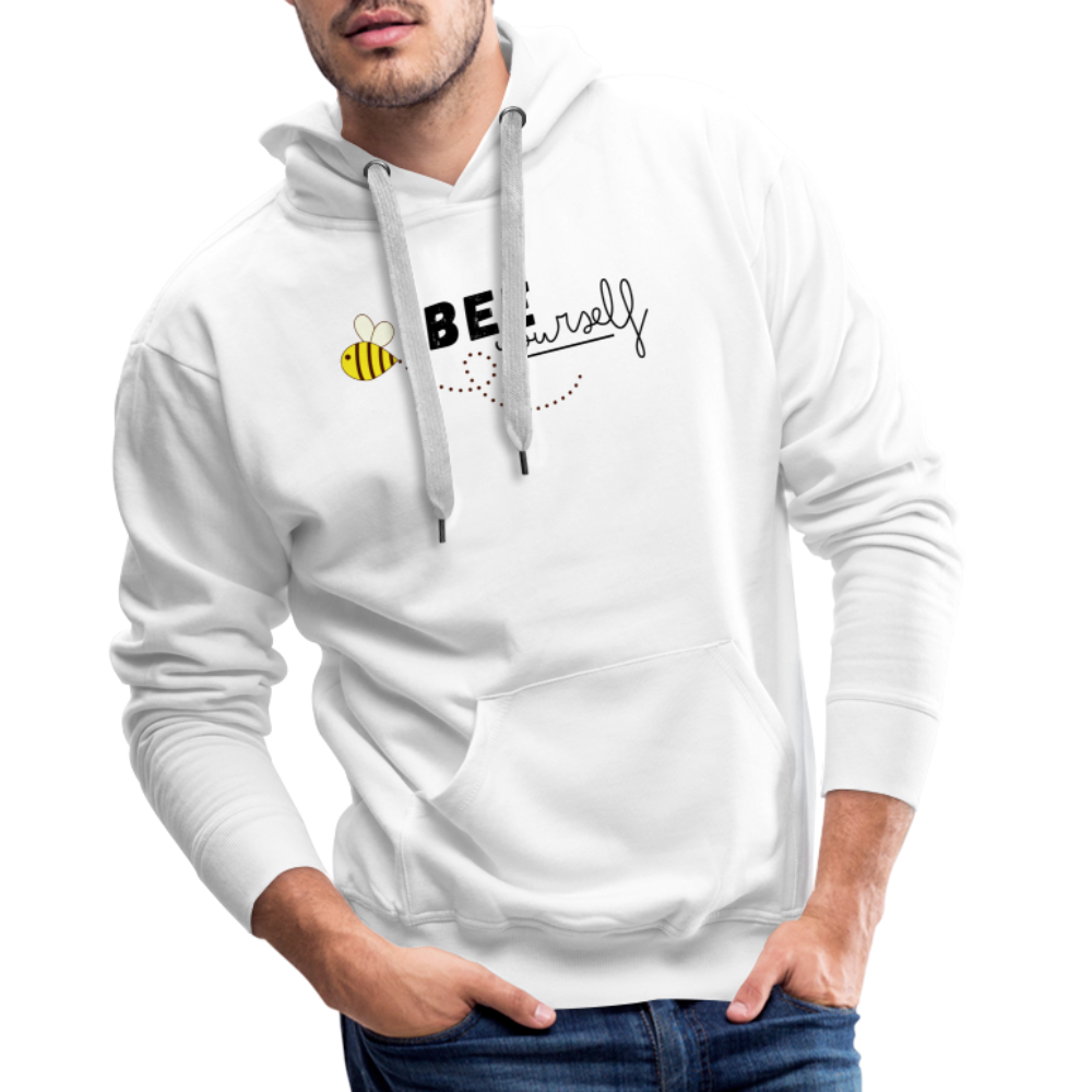 Bee yourself "Männer" Hoodie - Weiß