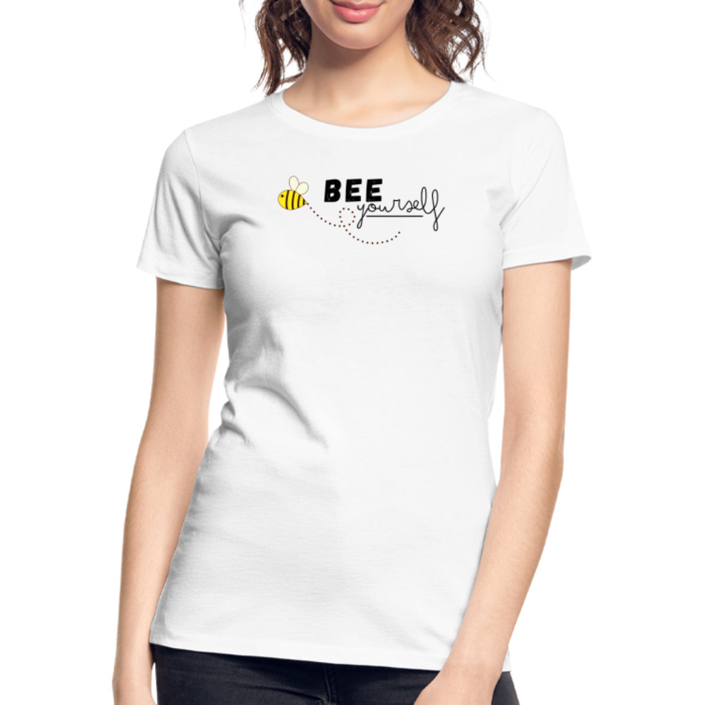 Bee yourself "Frauen" T-Shirt - Weiß