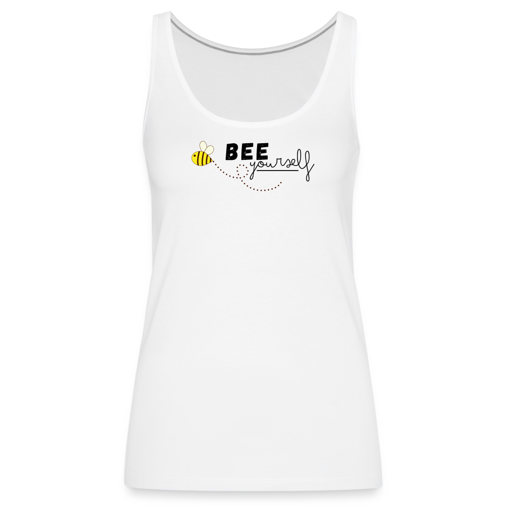 Bee yourself "Frauen" Tank Top - Weiß