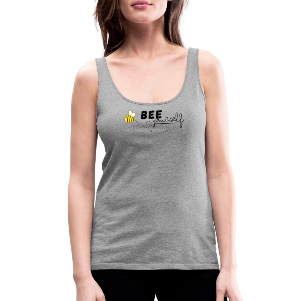 Bee yourself "Frauen" Tank Top - Grau meliert