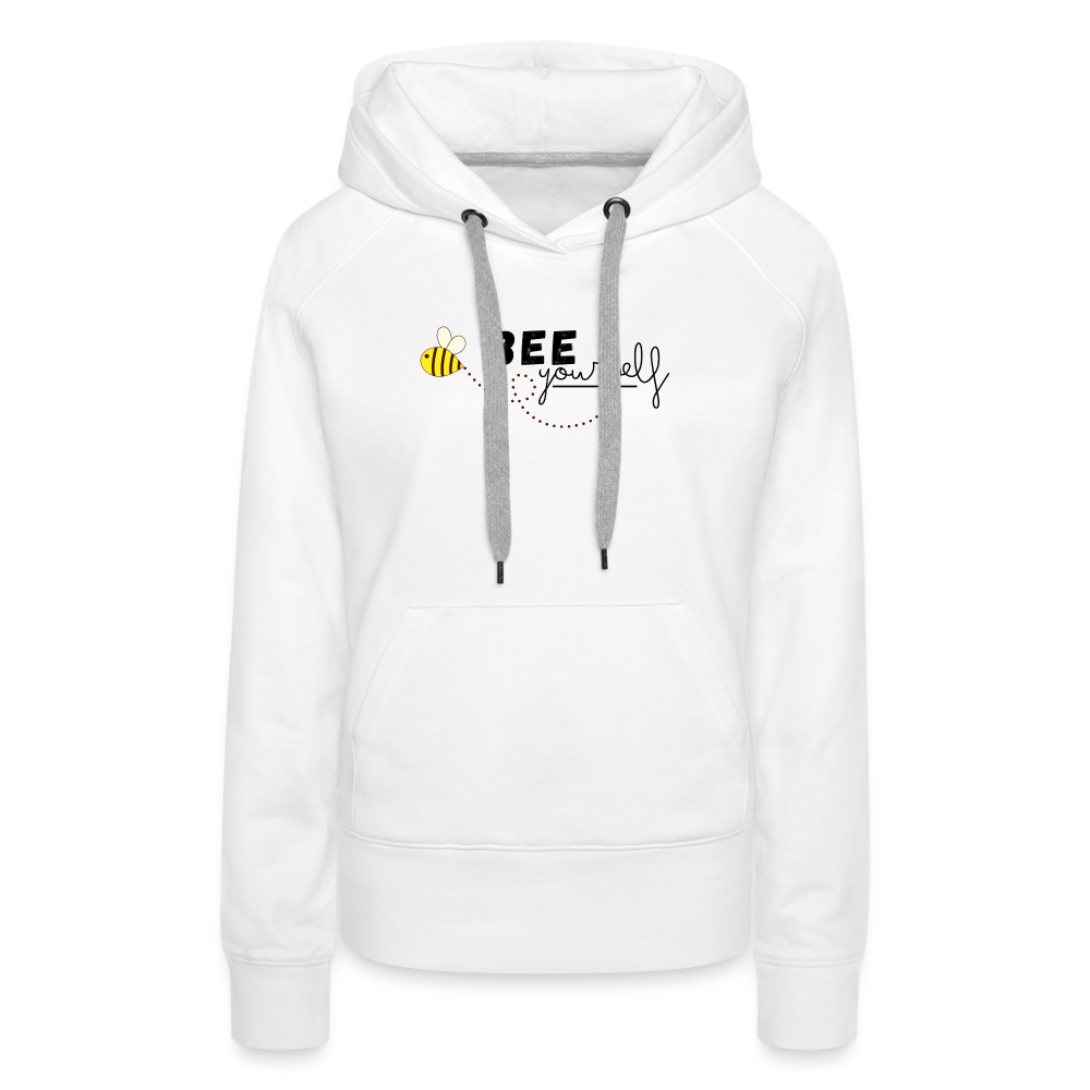 Bee yourself "Frauen" Hoodie - Weiß