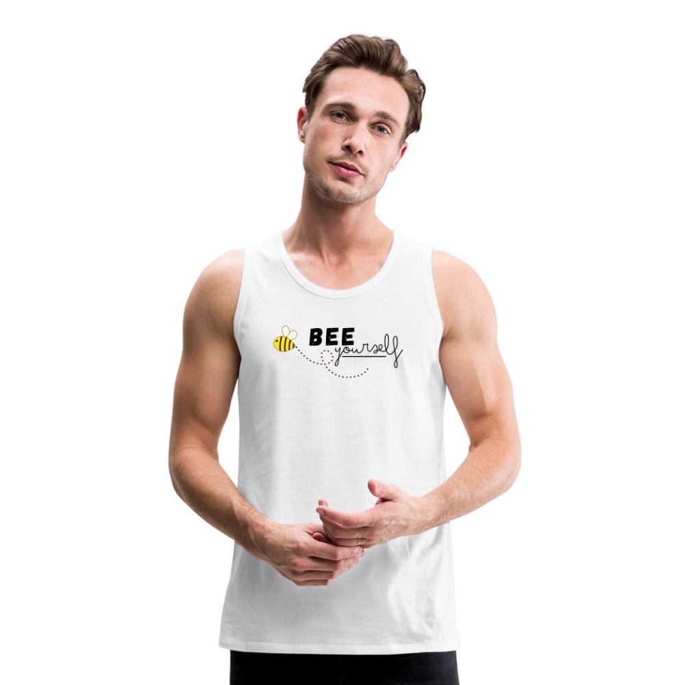 Bee yourself "Männer" Tank Top - Weiß