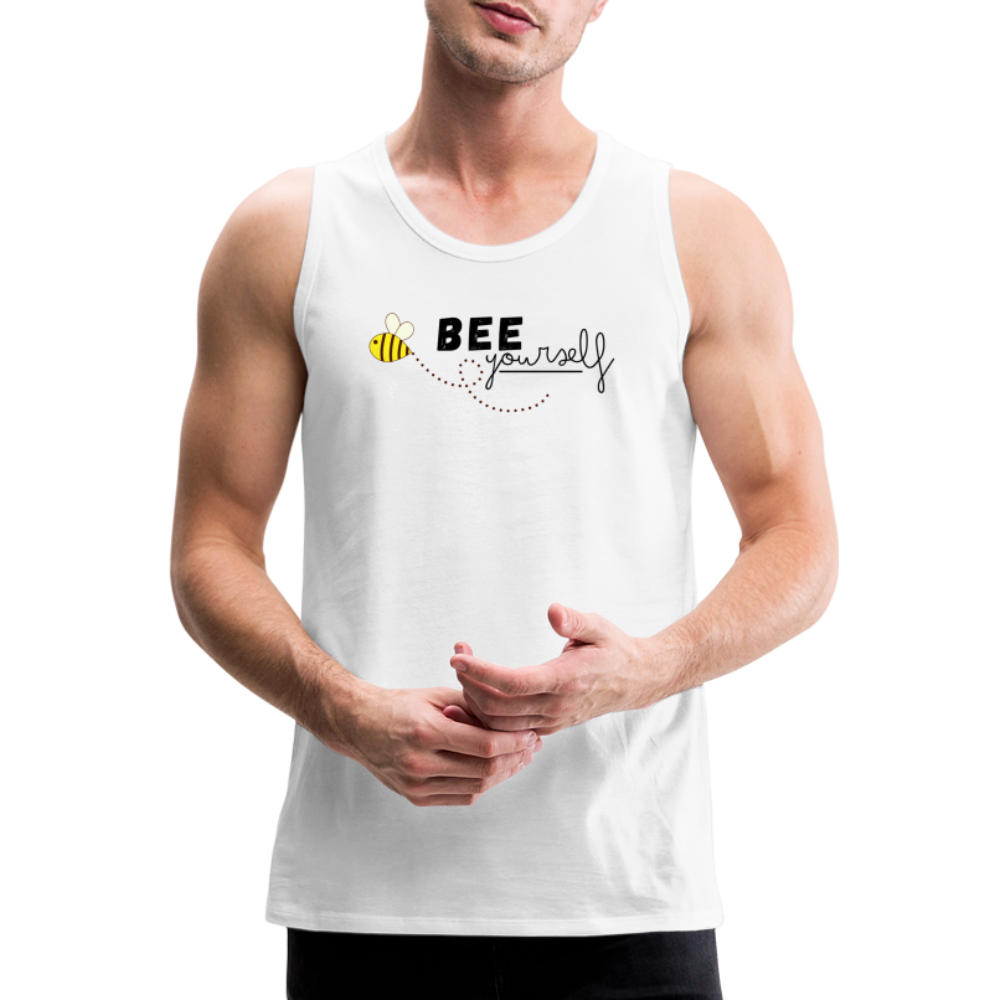 Bee yourself "Männer" Tank Top - Weiß