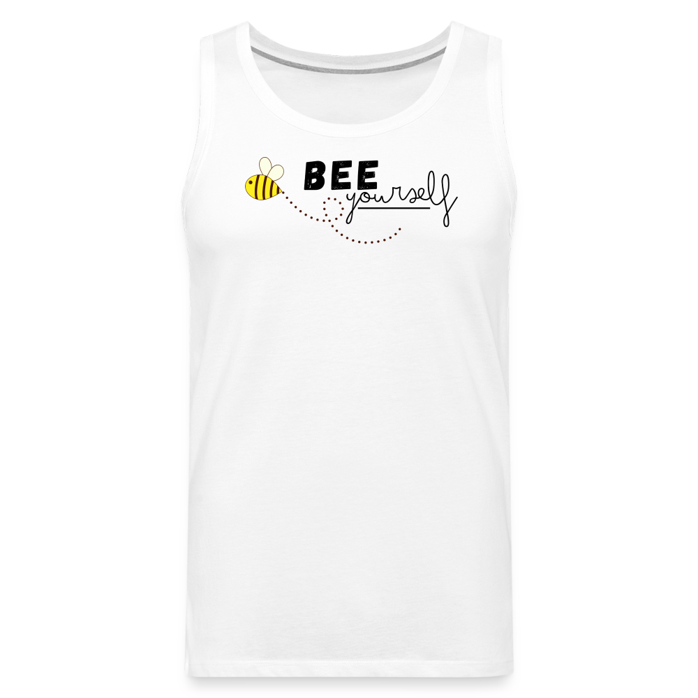 Bee yourself "Männer" Tank Top - Weiß