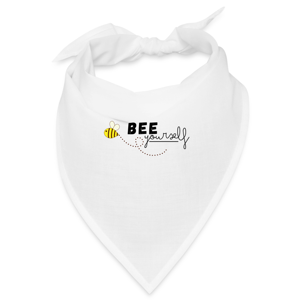 Bee yourself Bandana - Weiß